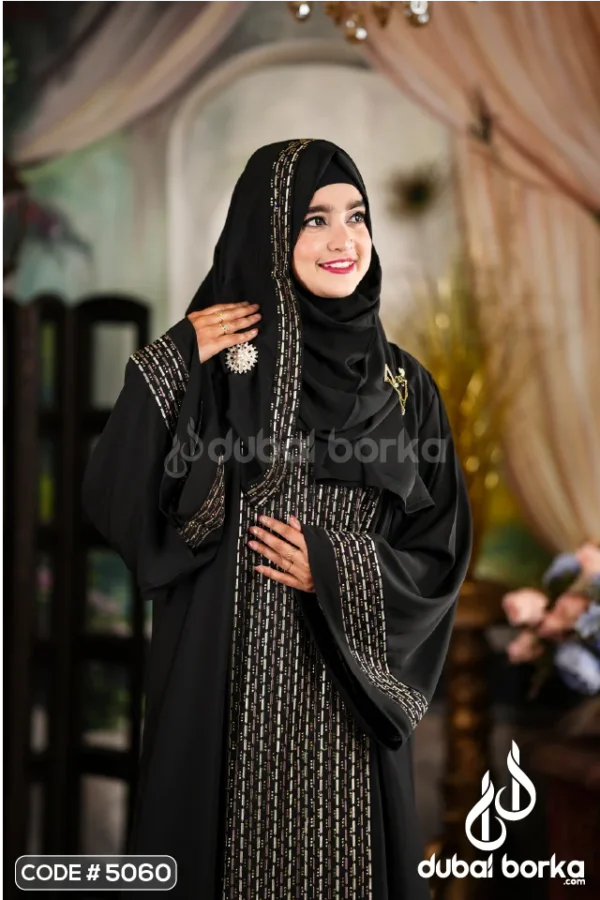 Bibi Jaan Embroidery Borka - Image 2